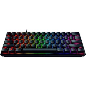 Resim Huntsman Mini RGB Q İngilizce Siyah Oyuncu Klavyesi 