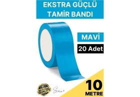 Resim Svein 20 Adet 10 mt Mavi Tamir Takviye Kapatıcı Güçlü Onarım Bandı Su Geçirmez Sızdırmaz Dayanıklı Çatlak 