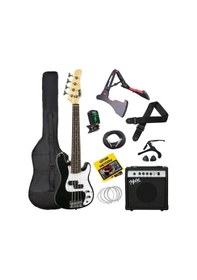 Resim Midex Cbg-380bk 38 İnç 7/8 Ebat 10-14 Yaş Arası Genç Ve Çocuk İçin Amfili Bas Gitar Seti 