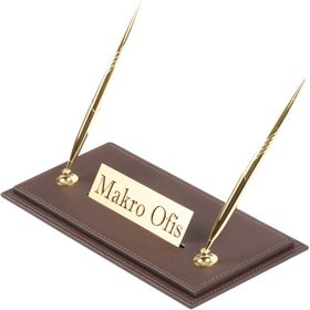 Resim Makroofis G101 Deri Sümen Takımı 11 Parça Kahve Full Set 