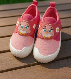 Resim gigigiyim Baykuş Baskılı Kız Çocuk Panduf Pembe 