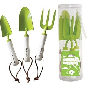 Resim Gardenwind P2262003 Yeşil 3lü Bahçe Seti. Dar Kürek. Geniş Kürek. 