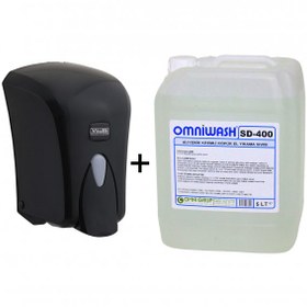Resim Omniwash SD-400 5 L Köpük Sabun Vialli F6B Siyah Köpük Dispenseri 