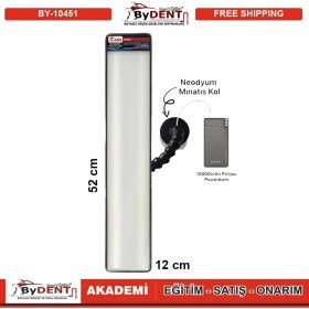 Resim Pdr Boyasız Göçük Düzeltme Şarjlı 2 Ledli Uzun Lamba Mıknatıslı 52X12 