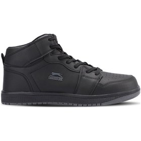 Resim Slazenger LABOR HIGH IN Kadın Siyah / Siyah Günlük Spor Ayakkabısı 