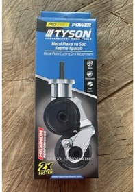 Resim Tys Matkaba Uyumlu Sac Kesme Makinası Matkaba Takılan Sac Kesme Aparatı 