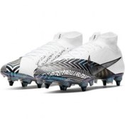 Resim Nıke Mercurial Superfly 7 Elite Mds Sg Pro Krampon Ck0013-110 Beyaz - Siyah 