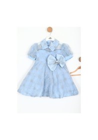 Resim Xo Kids Kız Çocuk Elbise 2-6 Yaş 1713 Mavi 