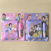 Resim 2 Adet Disney Prenses Mini Defterler - Renkli Prenses Tasarımlı Sevimli Cep Boyu Yumuşak Kapaklı Not Kağıtları, Ofis ve Parti Hediyeleri ile Koleksiyoncular İçin Mükemmel 