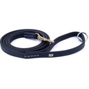 Resim Doggie Eğitim Serisi Yağlı Deri El Yapımı Eğitim Köpek Gezdirme Kayışı 1.1 x 150 CM Yeşil 