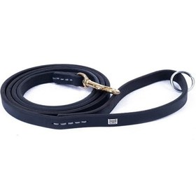 Resim Doggie Eğitim Serisi Yağlı Deri El Yapımı Eğitim Köpek Gezdirme Kayışı 1.1 x 150 CM Yeşil 