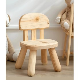 Resim Pugimo Montessori-Pure Masif Çocuk Sandalyesi 