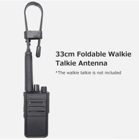 Resim Lemestar 33cm Katlanabilir Sma-erkek Anten, Çift Bantlı Vhf/uhf 144/430mhz , Yüksek Kazançlı Radyo Anteni 