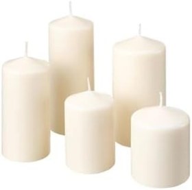 Resim Ikea Fenomen Blok Mum, Natürel Natürel,TYBIWS5DP12JZTUP64 