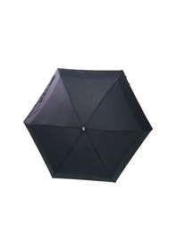 Resim Mini Cep Boy Siyah Unisex Şemsiye Fiber 7 Tel 17 cm Çok Renkli 