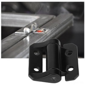 Resim Moveevo Endüstriyel Makine Cam Kapı Torsiyonlı Menteşe, Siyah, Ayar Edilebilir Açı, 1.2n.m Tork, Çinko Alaşımlı, 0-180 Döner, Kayıpsız Montaj 