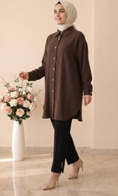 Resim Yarış Düğme Detaylı Dar Paça Pantolon 3345 - Siyah / 46 