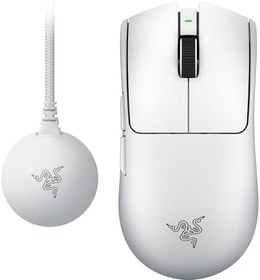 Resim Razer Viper V4 Pro - Kablosuz simetrik e-spor oyun faresi - Ultra hafif 50 g - HyperSpeed Gen-2, 8 KHz'e kadar yoklama hızı - Focus Pro 50K sensör - Optik kaydırma tekerleği - PC/Mac | Beyaz 