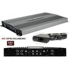 Resim Soundmax Sx-5024.5 24v 5 Kanal Oto Amplifikatör 