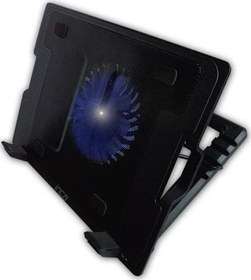 Resim Inc-343fxs Siyah Sessiz Usb Stand Ayarlı Notebook Soğutucu 
