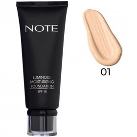 Resim Note Luminous Moisturizing Fondöten 01 Beige 30ml 