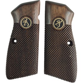 Resim ZIB GRIPS Browning HP 14 Pistol Grip Handmade From Walnut Wood Ars.022 