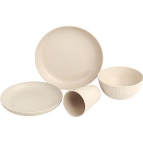 Resim Suntek Buğday Samanı Yemek Takımı Çocuk Ofis Üniversite Bej 