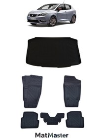 Resim MatMaster Seat İbiza 2010 Model 5D Premium Ekstra Havuzlu Paspas Ve Bagaj Havuzu Set 