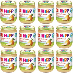 Resim Hipp Kavanoz Maması Organik Armut Püresi 125 gr 12 ADET 