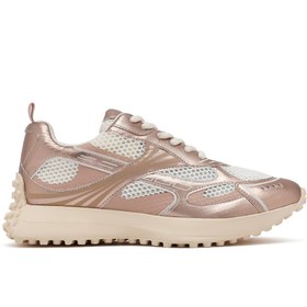 Resim Derimod Kadın Pembe Bağcıklı Kalın Tabanlı Sneaker 25AFD430514 