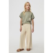 Resim Nk Kids Asimetrik Cepli Kız Çocuk T-shirt 38412 (38412) 