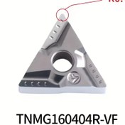 Resim 10 adet TNMG160404R-VF Sermet Ekleme - Yarı Bitirme ve Bitirme için Sağlam ve Dayanıklı Sert Alaşım Ekleri, Çelik Parçalar için Pürüzsüz İşleme, CNC Atölyesi için İdeal 