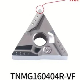 Resim 10 adet TNMG160404R-VF Sermet Ekleme - Yarı Bitirme ve Bitirme için Sağlam ve Dayanıklı Sert Alaşım Ekleri, Çelik Parçalar için Pürüzsüz İşleme, CNC Atölyesi için İdeal 