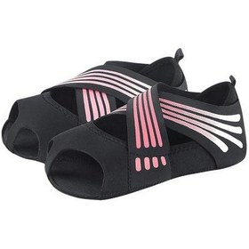 Resim Pembe Fonksiyonel Bale Ayakkabısı Ter Emme Parmaksız Ek Denge S Pembe 