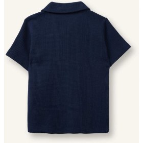 Resim DeFacto Regular Fit Nakışlı Jakarlı Kısa Kollu Polo Tişört Erkek Bebek H3744A526SM 