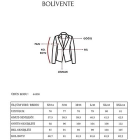 Resim Lacivert Oversize Dokuma Blazer Ceket Lacivert 