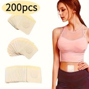 Resim 200 Adet Bel ve Karın Bant Seti, Sıkılaştırıcı ve Isıtıcı Bitkisel Lifler, Esneklik ve Sertlik için Hafif Kahverengi Malzeme, Fitness Performansını Artırır, Pil Gerektirmez, Çoklu Seçenekler 