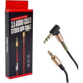 Resim 3.5 Mm Stereo L Uçlu Aux Kablosu Spiralli 