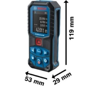 Resim Bosch Yüksek Hassasiyetli 50-22 Lazer Ölçüm Cihazı, Dayanıklı ve Hafif Tasarım 