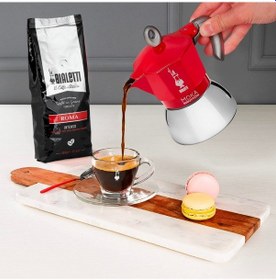 Resim Bialetti İndüksiyon Mokapot Kırmızı 4 Cup 