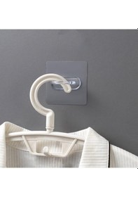 Resim Yapışkanlı Yüzük Stil Banyo ,mutfak Eşya Askılığı-al4759 1 Adet Şeffaf 