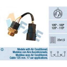 Resim FAE An Müşürü Hararet Fişli Corsa B-Combo B-Tigra 1.0-1.2-1.4-1.6 18051 