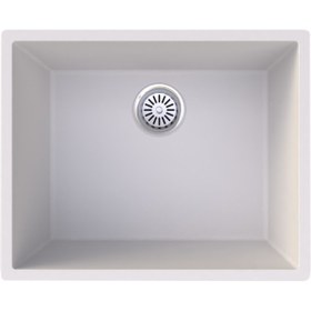 Resim GRADDE Beyaz Tek Göz 40x50 Cm T,üstü,altı,sıfır Granit Evye Gr50 