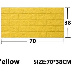 Resim Sarı 1/5/10 Adet 70 38cm Köpük 3d Stereo Kendinden Yapışkanlı Duvar Kağıdı Çarpışma Önl Ambalaj Dekoratif Su Duvar Kağıdı 56879195 