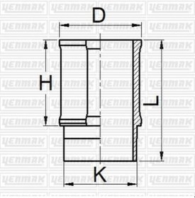 Resim Yenmak 51-05904-000 - Motor Gömleği R9-r12 1400 76.00 Çap Std 