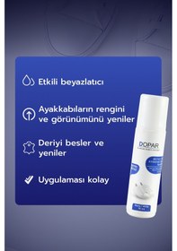 Resim Dopar Sport White Beyaz Spor Deri ve Kumaş Ayakkabı Boyası 75 ML Beyaz 