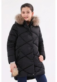 Resim Kız Çocuk Mont 51273 Siyah 