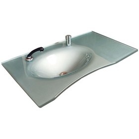 Resim Cam Lavabo Sancak Modeli 80 x 56 CM 