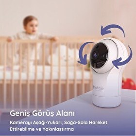 Resim Hubble Nursery View Pro 5" Dijital Ekranlı Bebek Kamerası 