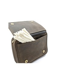 Resim Rattray’s Peat Pipe Bag 3 Taba Deri Pipo Çantası 